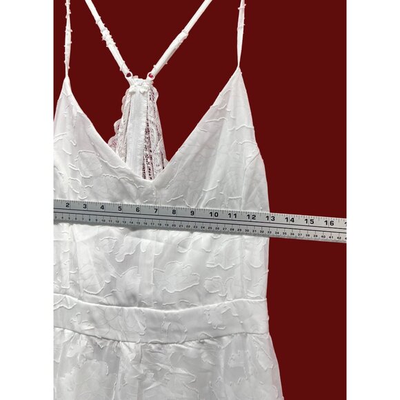 Rue 21 - Women's Summer Sleeveless High Low Hem Ruffle Floral Dress - White - 3X - Picture 3 of 16